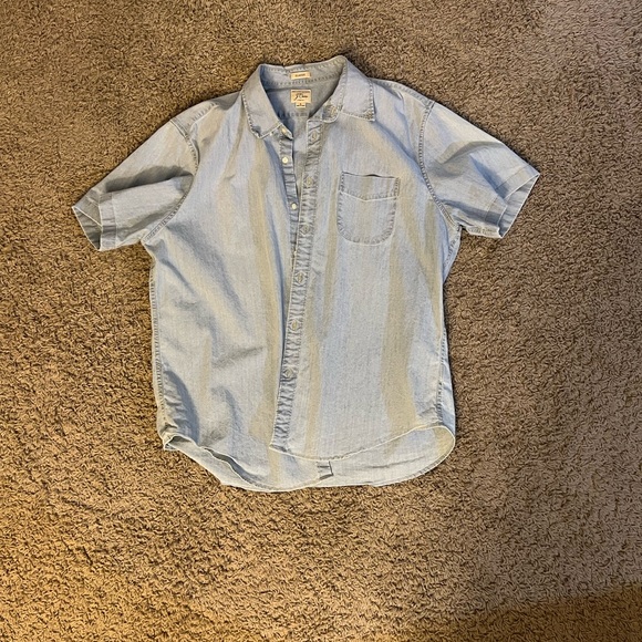 J Crew button down short sleeve size XL - Picture 2 of 6